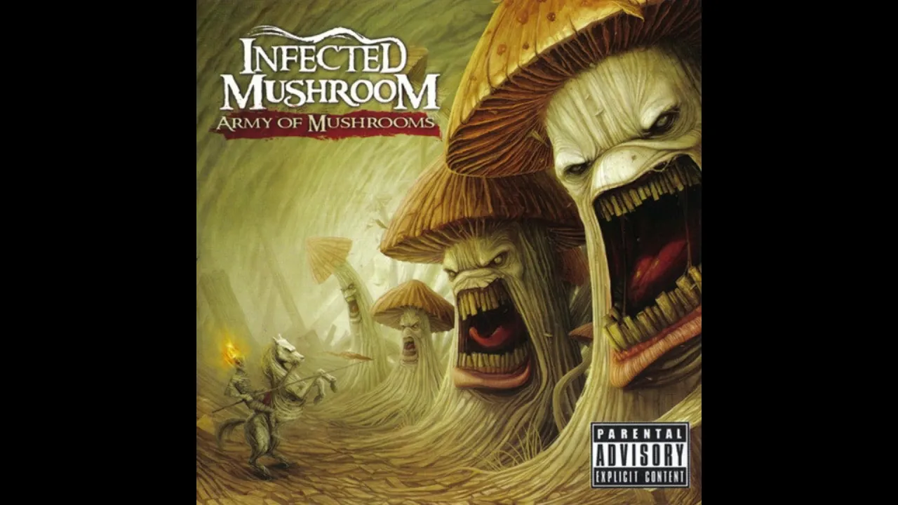 Album cover of Infected Mushroom's "Army of Mushrooms"