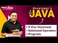 If else statement in Java Relational Operators Programs Java for Developers