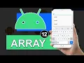 String Array Android Studio - Android tutorials 12