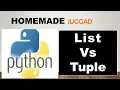 Difference between List and Tuple inPythonn easy way