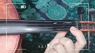تعليم عزف مقدمة أما براوه للمبتدئين على الكمان   نوته حرفيه مبسطه    دندنها