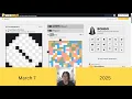 Puzzmo Crossword I m putting my foot down March 7 2025