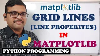 GRID FUNCTION WITH LINE PROPERTIES IN MATPLOTLIB GRID LINES IN MATPLOTLIB PYTHON PROGRAMMING