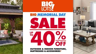 Save Up To 40 on Indoor Outdoor Furniture Mattresses More at the Big Lots Memorial Day Sale