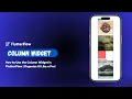 How to Use the Column Widget in FlutterFlow Organize UI Like a Pro