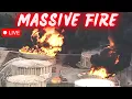 BREAKING EXPLOSIONS MASSIVE Tank Farm FIRE Evacuations Ordered in Glenpool Oklahoma