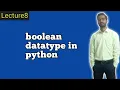 boolean datatype in python hindi