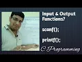 Input Output Functions scanf printf C programming PART 11