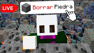 Minecraft pero el CHAT BORRA los BLOQUES