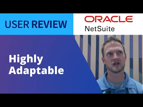 Thumbnail for NetSuite ERP Review | IT Administrator Appreciates the Flexibility