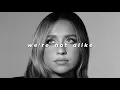 tate mcrae - we're not alike (slowed + reverb)