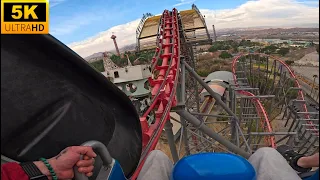 X2 POV 5K AMERICA S MOST INTENSE ROLLER COASTER Six Flags Magic Mountain CA