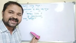 stacks using arrays