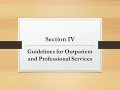 ICD 10 CM Guidelines Section IV