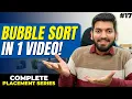 Lecture 17 BUBBLE SORT in 1 Theory Optimised Code Case Complexity