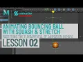 Animating Bouncing Ball with Squash Stretch Lesson 2 Maya Animation for Beginners Livestream