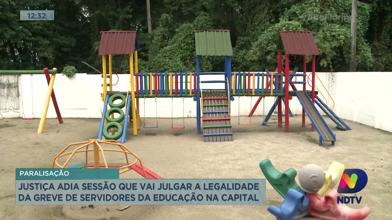 Justiça adia sessão que vai julgar a legalidade da greve de servidores da educação em Florianópolis