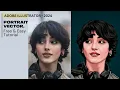 Let s Draw Beauty Vector Portrait Illustration Free Easy in Adobe illustrator