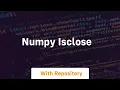 numpy isclose