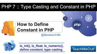 Learn PHP in Hindi Define Constant Type Casting in PHP Tutorial for Beginners PHP Session13th