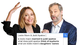 Leslie Mann Judd Apatow Answer the Web s Most Searched Questions WIRED