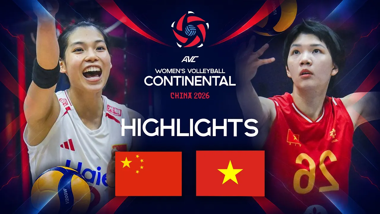 China 🇨🇳 vs. Vietnam 🇻🇳  - Quarter Finals | AVC Women's Continental Championship 2026 | Highlights