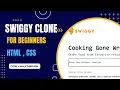 Swiggy Clone Website HTML CSS Only Frontend Project Demo