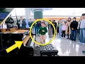 Download Lagu A Young Girl Finds Public Piano And Suddenly Plays Etude So Fast At Airport