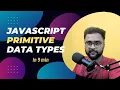 Javascript Primitive Data Types What You Cannot Do With It TheTechRakshit Amit Rakshit