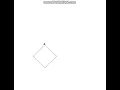 Python Turtle - Draw a diamond