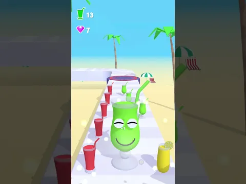 Juice Run Lvl.145 - Growing Bigger With Every Bottle πΉπ₯ #shorts #games #juicerun #gameshorts