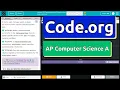 Code org Lesson 3 6A Parameterized Constructors Tutorial with Answers Unit 2 CSA