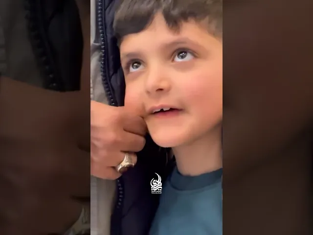 ⁣لحظات وصول الملا قحطان البديري وصغيره عباس 😍🔥