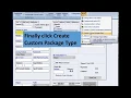 UPS WorldShip - Custom Package Types