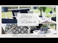 SMALL SPACE DECORATING PATIO REFRESH