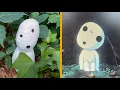 How to make Princess Mononoke Kodama tree spirits out of rocks