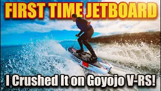 First Time on a Jetboard! Goyojo V-RS - I Was Shockingly Fast