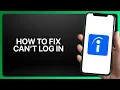 How To Fix Can t Log In In Indeed App Tutorial