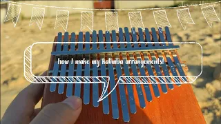 Download How I arrange my kalimba tabs 🌅 MP3