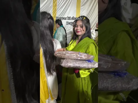 Dewar ki shaadi ✨ #minivlog #shaadi #dailyvlog