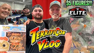 5 WWE FIGURES MEETING NICK VOICE ACTORS DEE BRADLEY BAKER ROB PAULSEN TERRIFICON 2026 VLOG