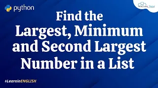 Python Program to Find the Largest Minimum Second-Largest Number in a List English