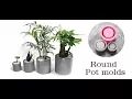 DIY Concrete Planter how to use rubber silicone Mold to boost your diy projects