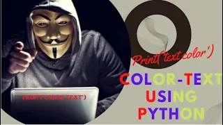 Color print using python color text in python python colorama python