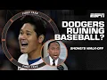 Stephen A The Dodgers are a PROBLEM FOR BASEBALL REACTING to Shohei s WALK-OFF First Take