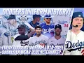 Which ones were the best Los Angeles Dodgers Uniform History from Brooklyn to Los Angeles