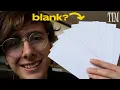 my favourite card game s cards have nothing on them