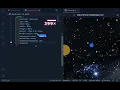 Creating a Galaxy Simulation with Earth Orbiting the Sun Using HTML and CSS
