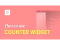 How to Use the Counter Widget on Elementor Page Builder