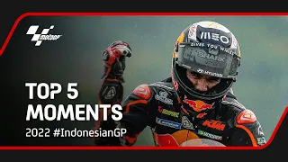 Top 5 MotoGP™ Moments | 2022 #IndonesianGP